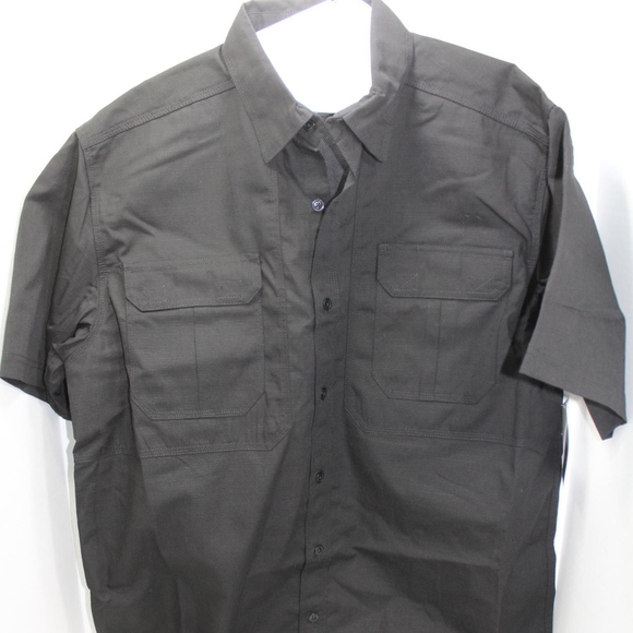 SOG Tactical Take Point Black Short Sleeve Button Up Shirt Med Devgru S//S 5.11